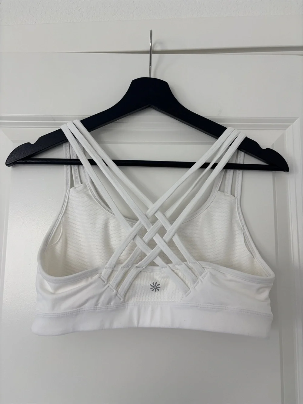 Athleta Fully Focused White Sports Bra - Picture 4 of 4